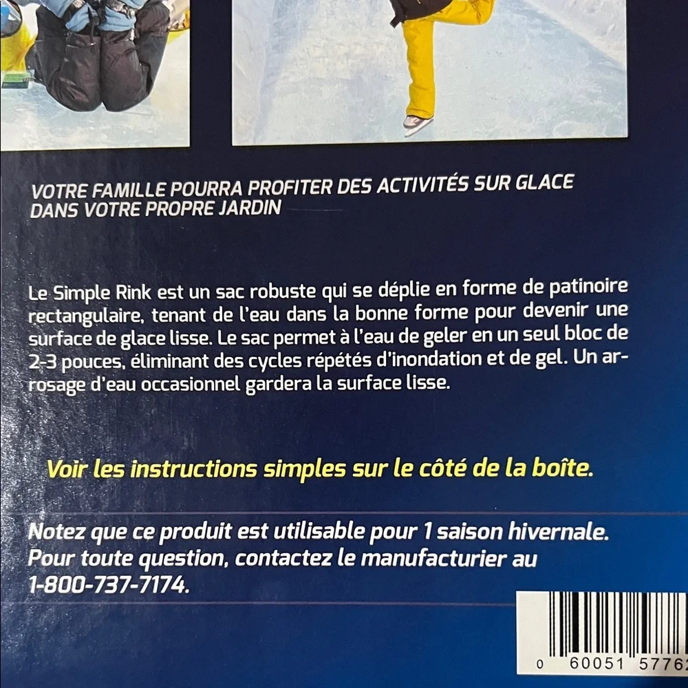 BNIB - Simple Rink Backyard Skating Kit for One Season - Picture 11 of 12